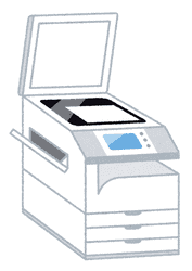 マルチコピー機でQSLカードを印刷